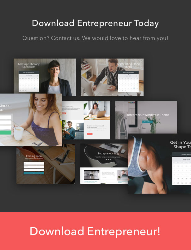 Entrepreneur - Booking for Small Businesses WordPress Theme - 12