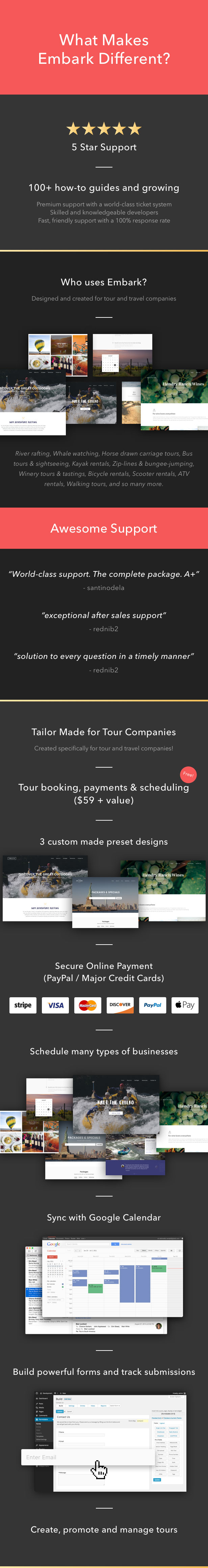 Tour Booking & Travel WordPress Theme - Embark - 2